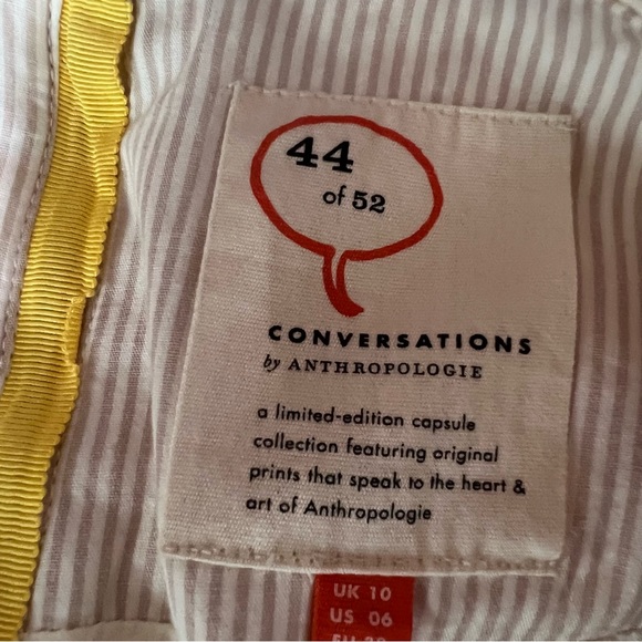 52 Conversations By Anthropologie Lemon Cherry Fruit Button Front Skirt - Picture 7 of 9